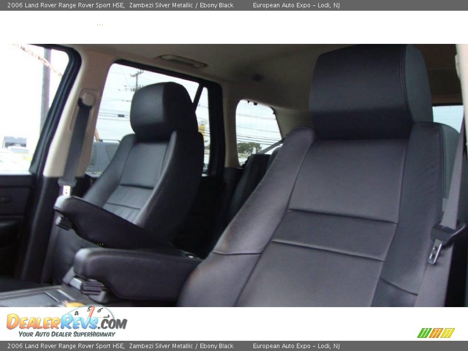 2006 Land Rover Range Rover Sport HSE Zambezi Silver Metallic / Ebony Black Photo #9