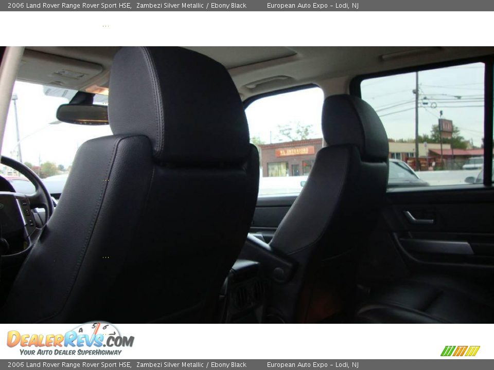 2006 Land Rover Range Rover Sport HSE Zambezi Silver Metallic / Ebony Black Photo #10