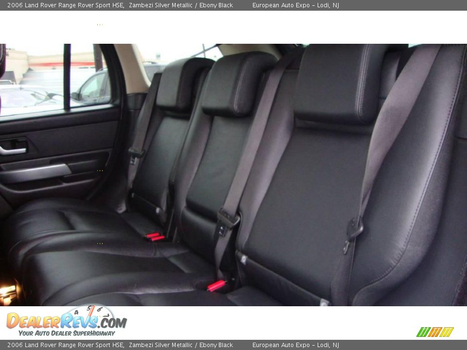2006 Land Rover Range Rover Sport HSE Zambezi Silver Metallic / Ebony Black Photo #11