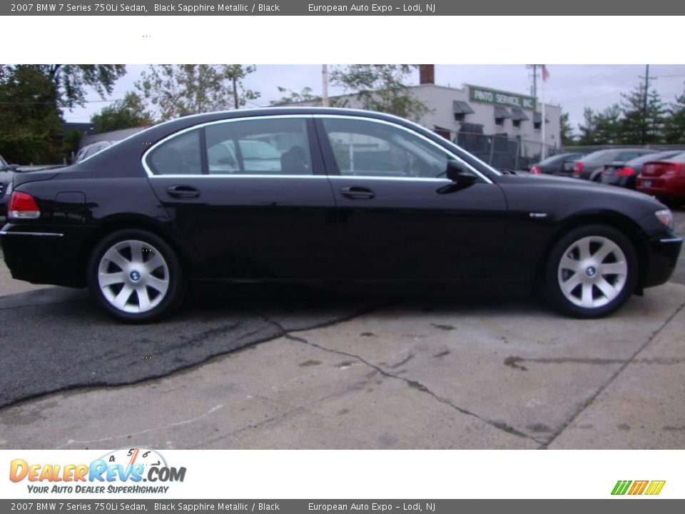 2007 BMW 7 Series 750Li Sedan Black Sapphire Metallic / Black Photo #7