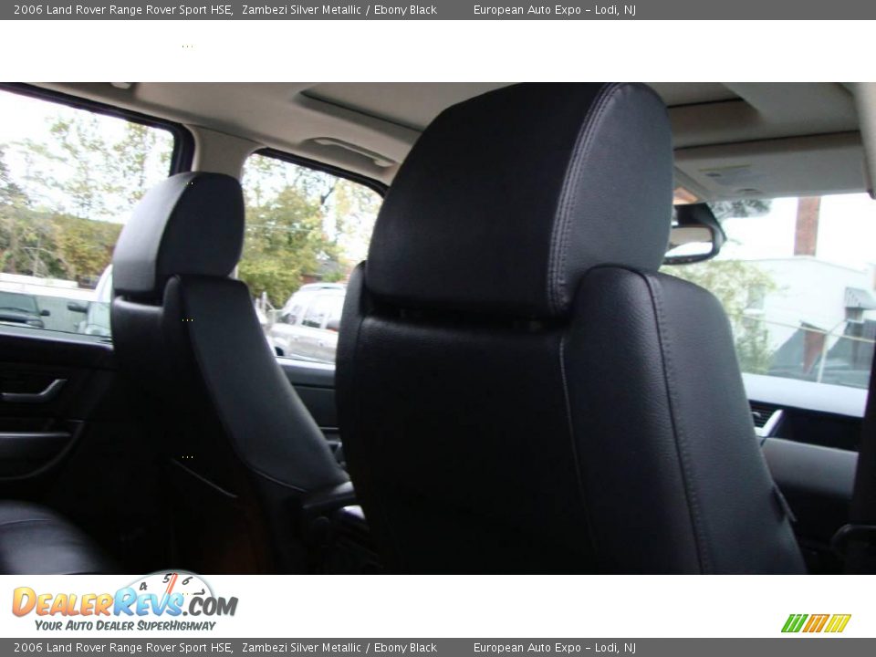 2006 Land Rover Range Rover Sport HSE Zambezi Silver Metallic / Ebony Black Photo #12