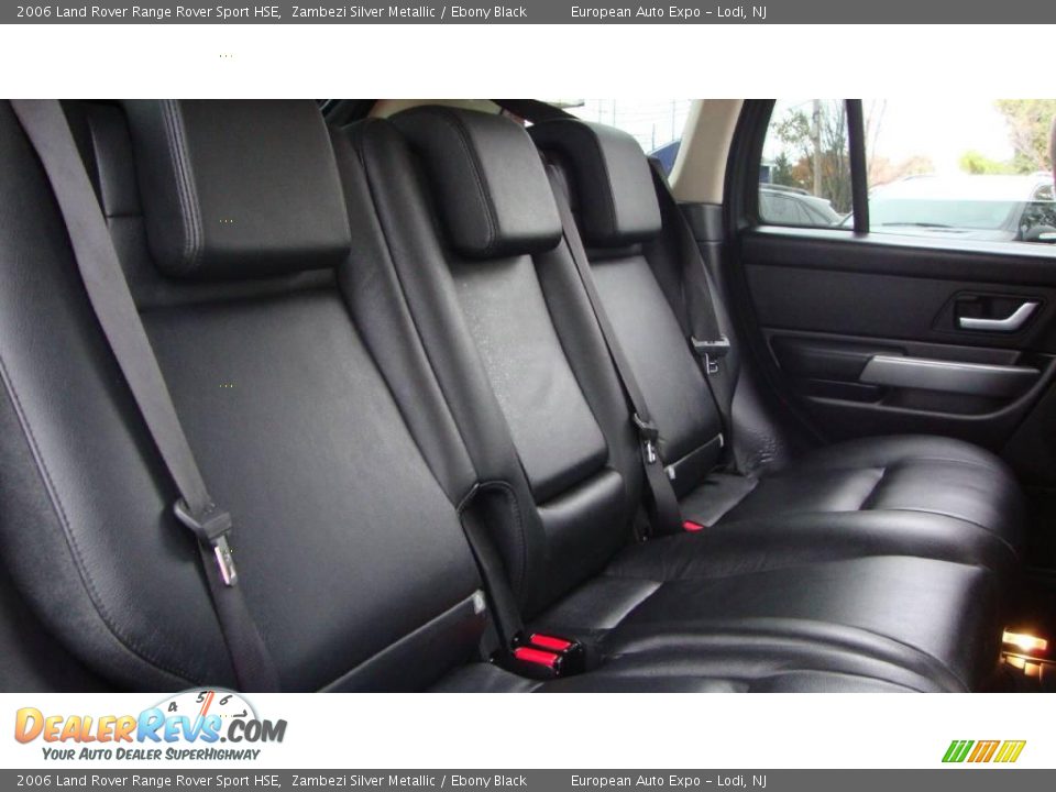 2006 Land Rover Range Rover Sport HSE Zambezi Silver Metallic / Ebony Black Photo #13