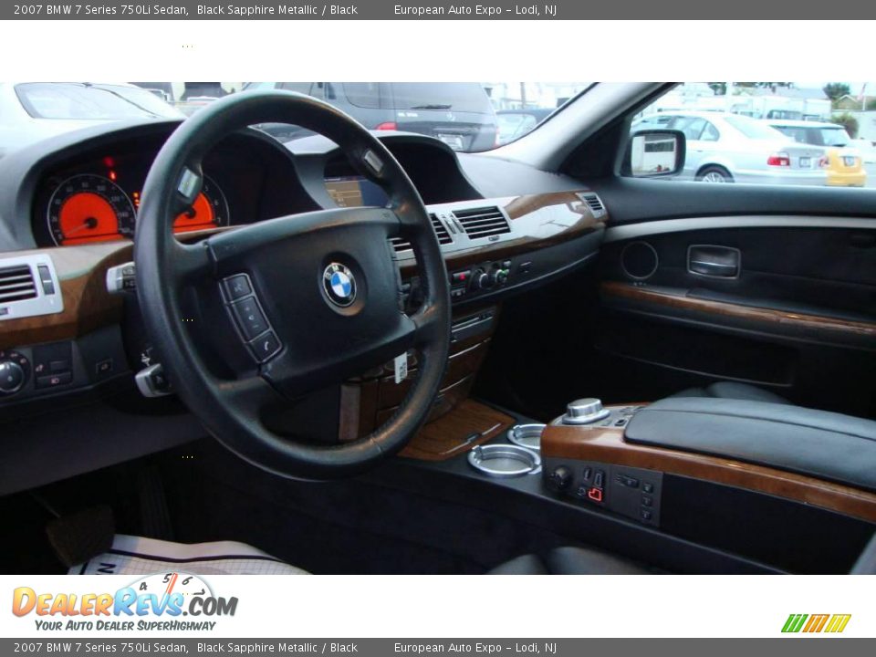 2007 BMW 7 Series 750Li Sedan Black Sapphire Metallic / Black Photo #8