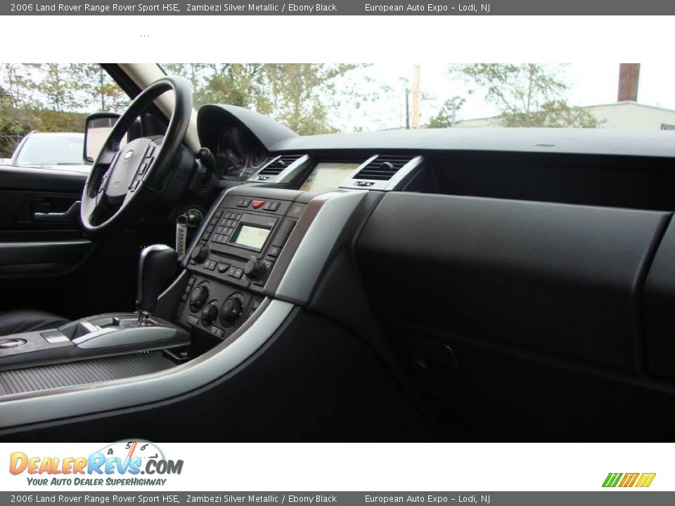 2006 Land Rover Range Rover Sport HSE Zambezi Silver Metallic / Ebony Black Photo #14
