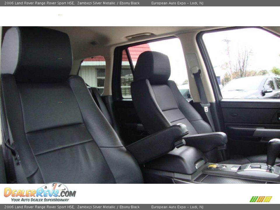 2006 Land Rover Range Rover Sport HSE Zambezi Silver Metallic / Ebony Black Photo #15