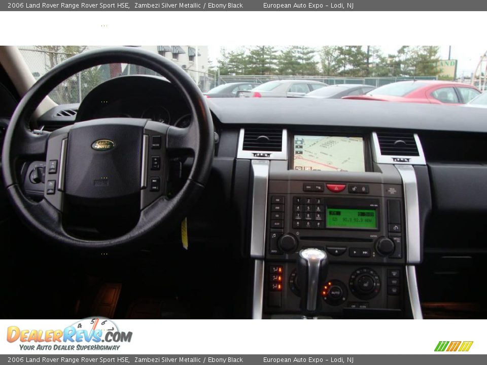 2006 Land Rover Range Rover Sport HSE Zambezi Silver Metallic / Ebony Black Photo #16