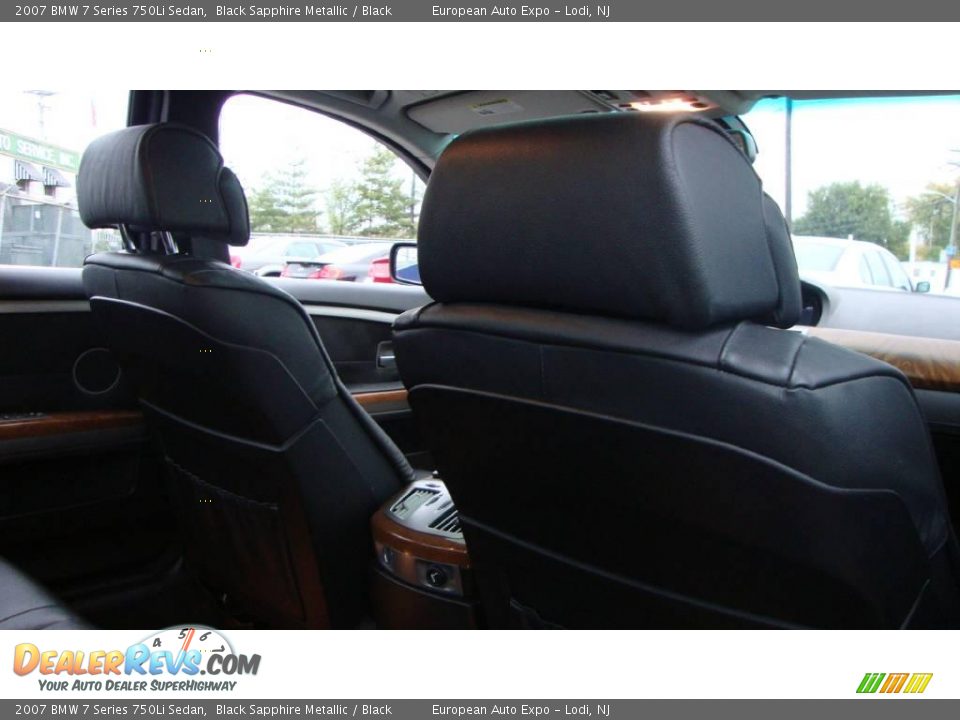 2007 BMW 7 Series 750Li Sedan Black Sapphire Metallic / Black Photo #12