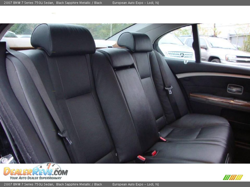 2007 BMW 7 Series 750Li Sedan Black Sapphire Metallic / Black Photo #13