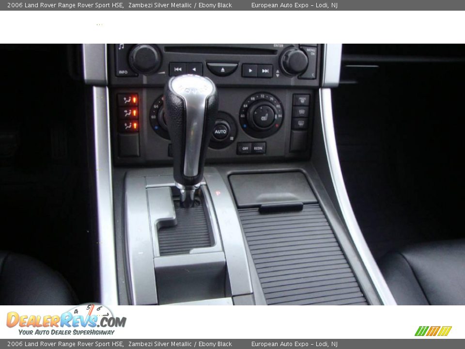 2006 Land Rover Range Rover Sport HSE Zambezi Silver Metallic / Ebony Black Photo #19