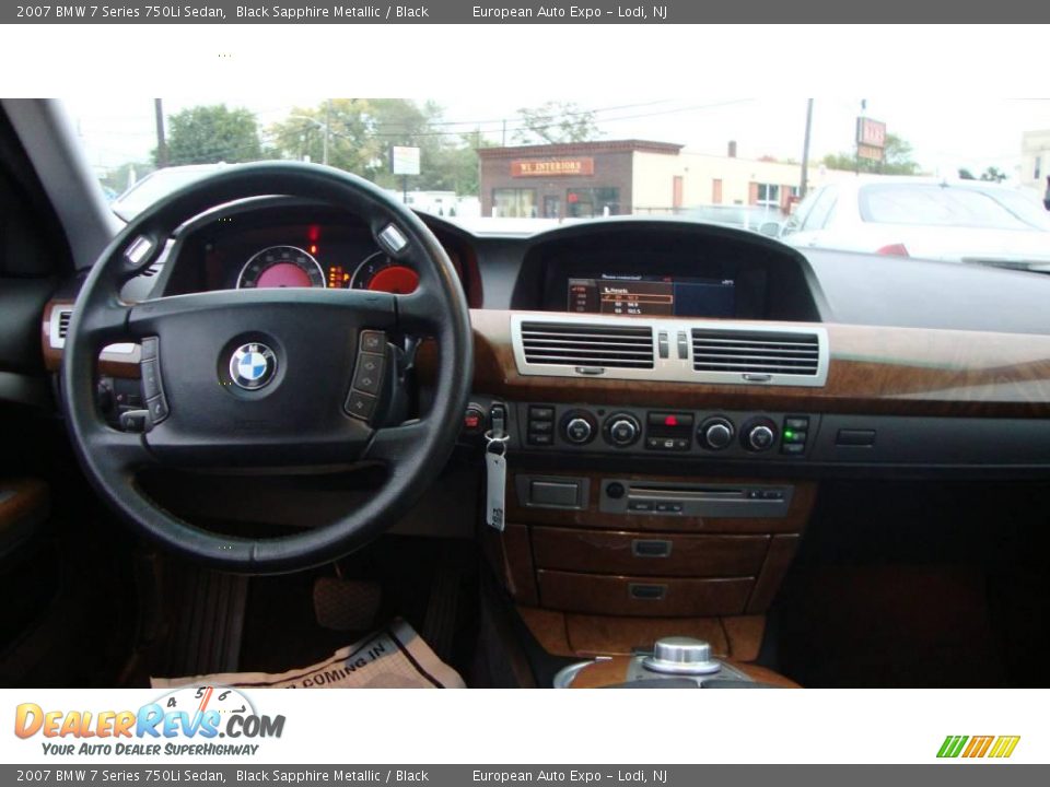 2007 BMW 7 Series 750Li Sedan Black Sapphire Metallic / Black Photo #16