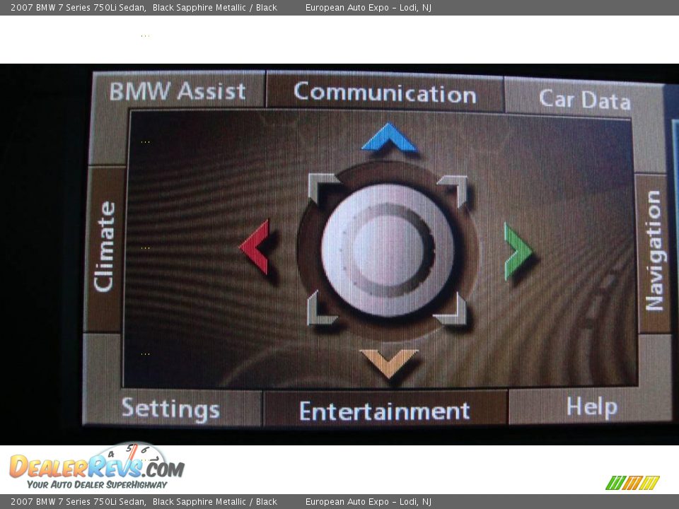 2007 BMW 7 Series 750Li Sedan Black Sapphire Metallic / Black Photo #19
