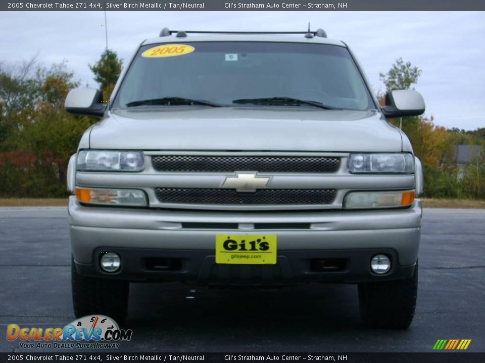 2005 Chevrolet Tahoe Z71 4x4 Silver Birch Metallic / Tan/Neutral Photo #2
