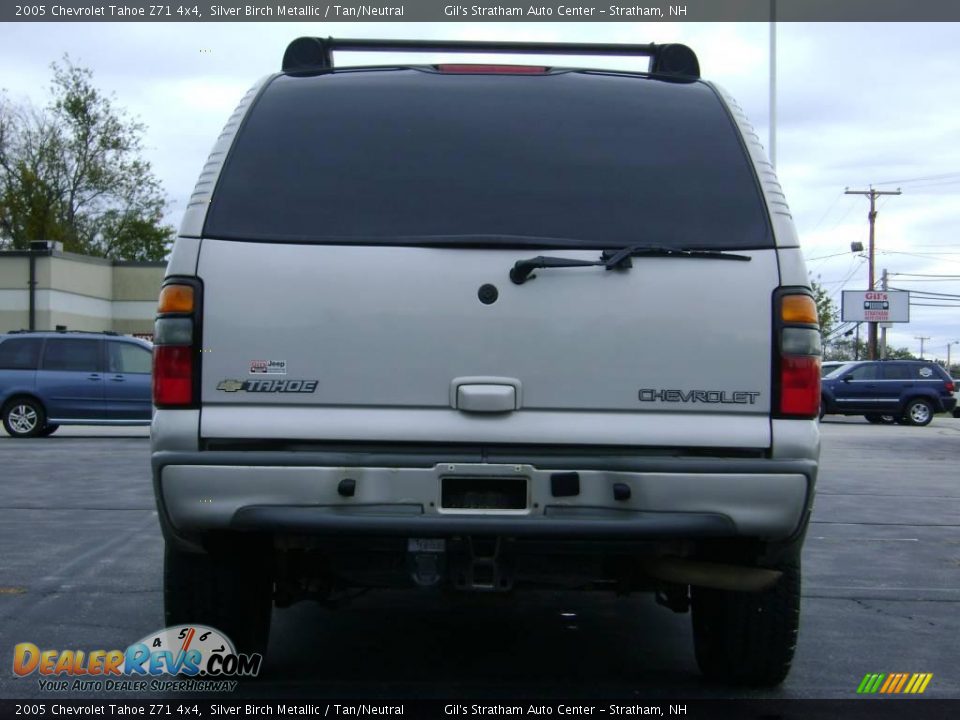 2005 Chevrolet Tahoe Z71 4x4 Silver Birch Metallic / Tan/Neutral Photo #6