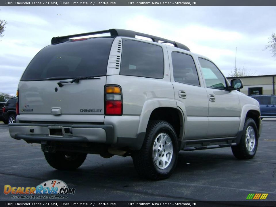 2005 Chevrolet Tahoe Z71 4x4 Silver Birch Metallic / Tan/Neutral Photo #7