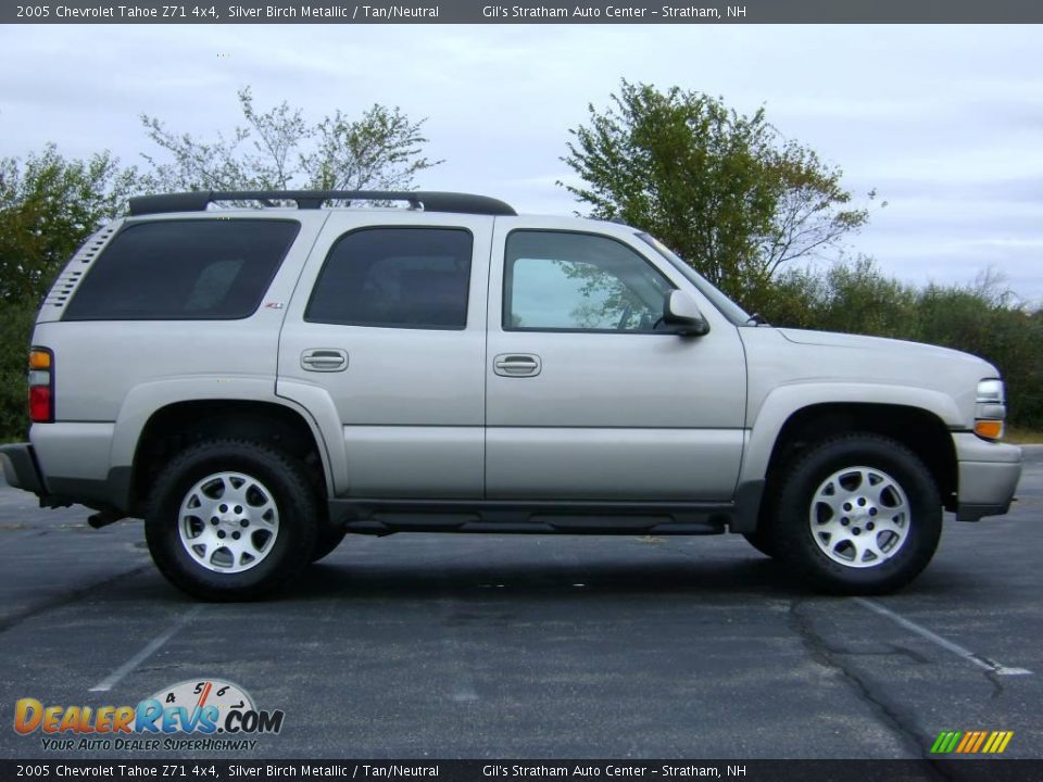 2005 Chevrolet Tahoe Z71 4x4 Silver Birch Metallic / Tan/Neutral Photo #8