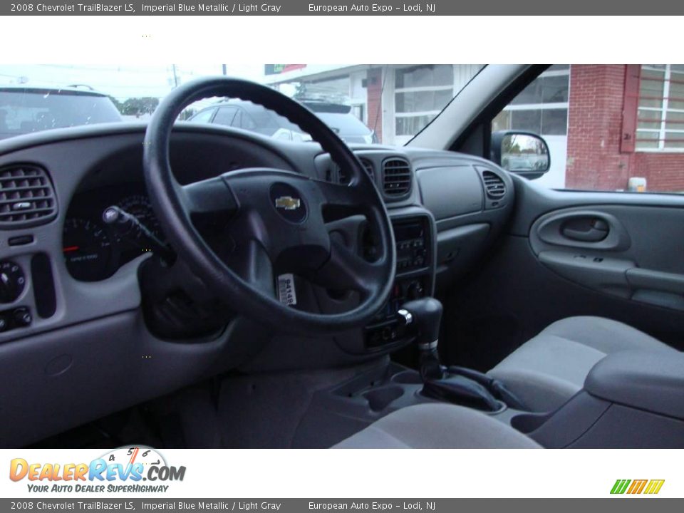 2008 Chevrolet TrailBlazer LS Imperial Blue Metallic / Light Gray Photo #5