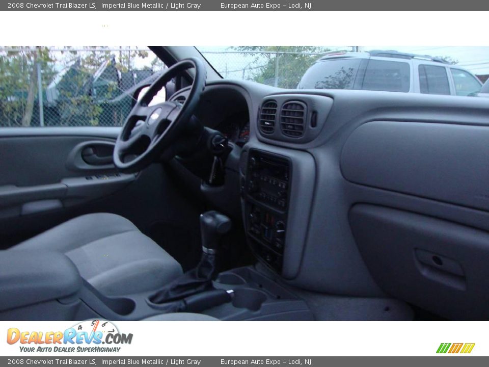 2008 Chevrolet TrailBlazer LS Imperial Blue Metallic / Light Gray Photo #11