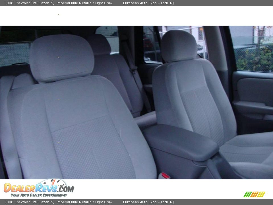 2008 Chevrolet TrailBlazer LS Imperial Blue Metallic / Light Gray Photo #12