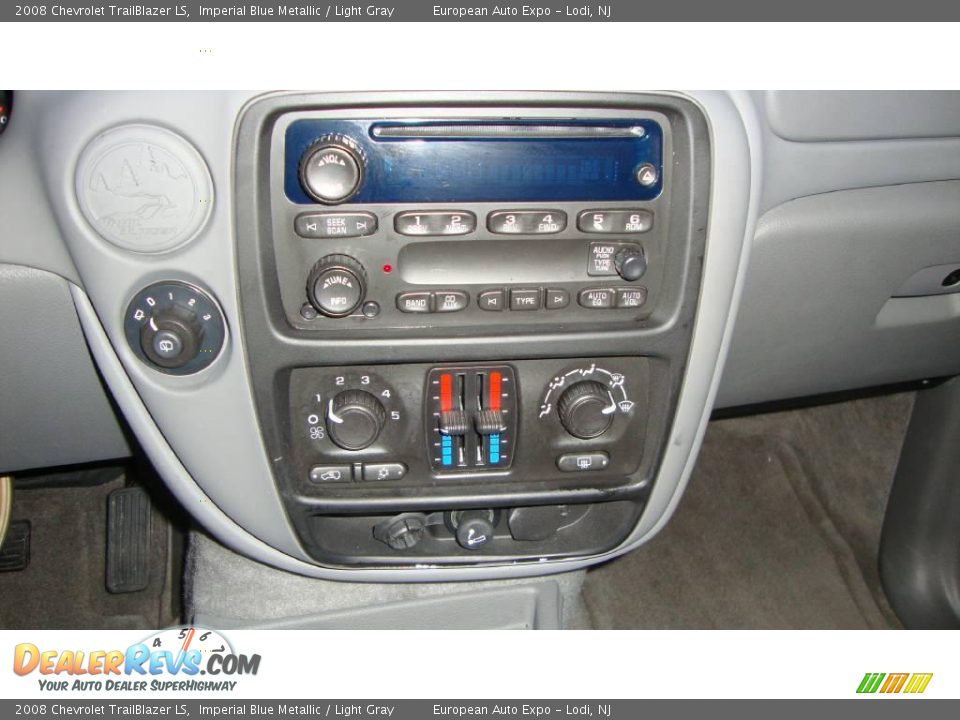 2008 Chevrolet TrailBlazer LS Imperial Blue Metallic / Light Gray Photo #14