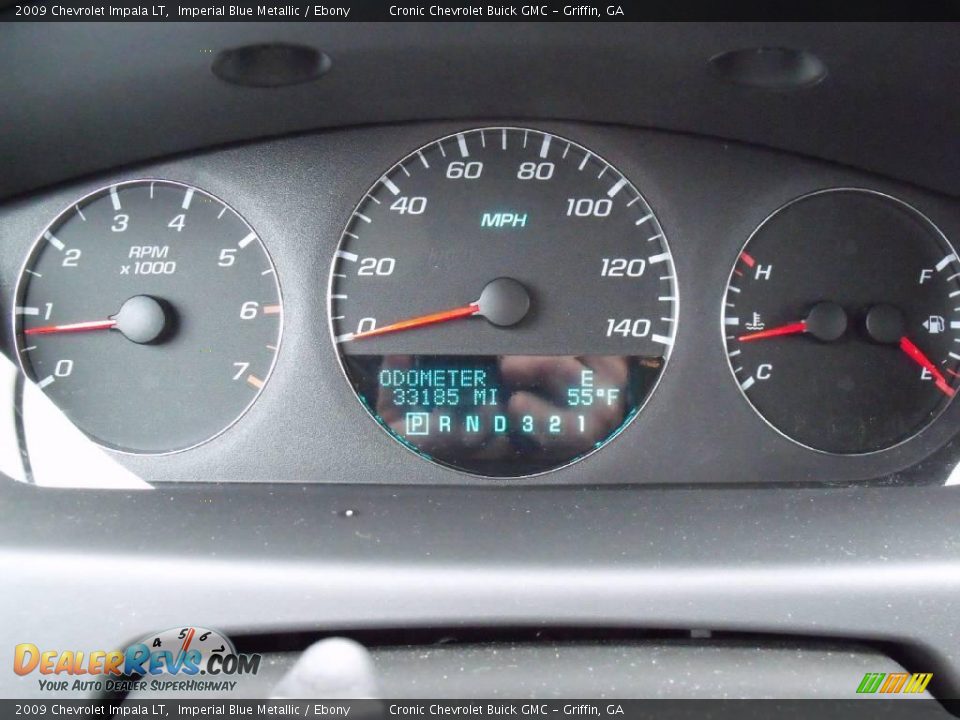 2009 Chevrolet Impala LT Imperial Blue Metallic / Ebony Photo #20