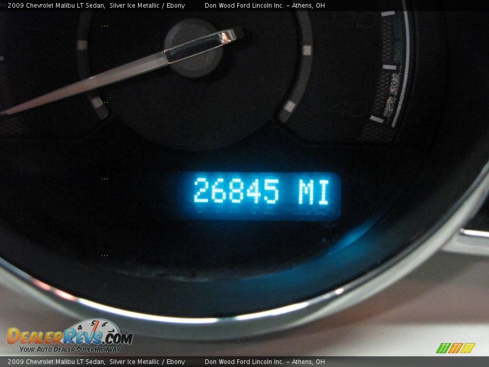 2009 Chevrolet Malibu LT Sedan Silver Ice Metallic / Ebony Photo #18