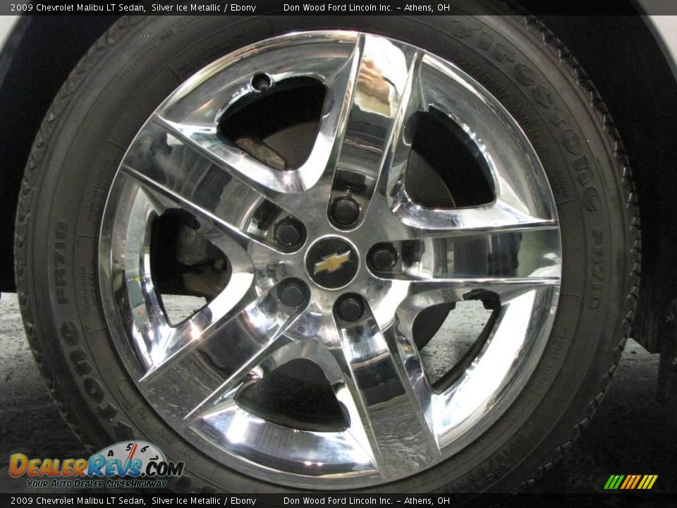 2009 Chevrolet Malibu LT Sedan Silver Ice Metallic / Ebony Photo #21