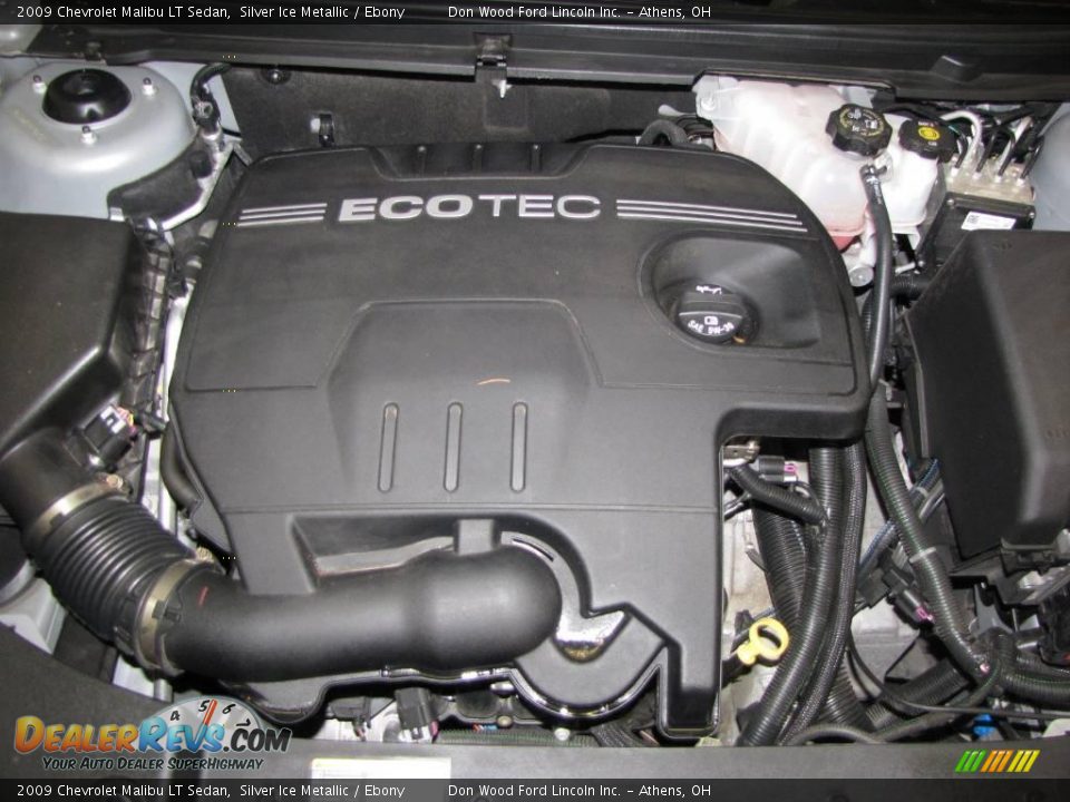 2009 Chevrolet Malibu LT Sedan Silver Ice Metallic / Ebony Photo #23