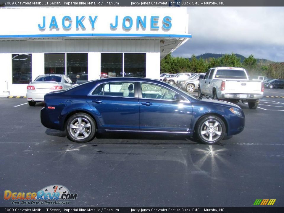 2009 Chevrolet Malibu LT Sedan Imperial Blue Metallic / Titanium Photo #1