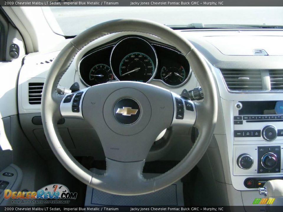 2009 Chevrolet Malibu LT Sedan Imperial Blue Metallic / Titanium Photo #5