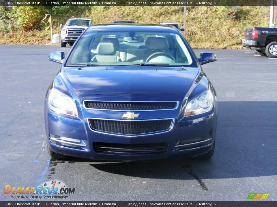 2009 Chevrolet Malibu LT Sedan Imperial Blue Metallic / Titanium Photo #10