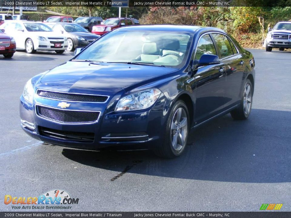 2009 Chevrolet Malibu LT Sedan Imperial Blue Metallic / Titanium Photo #11