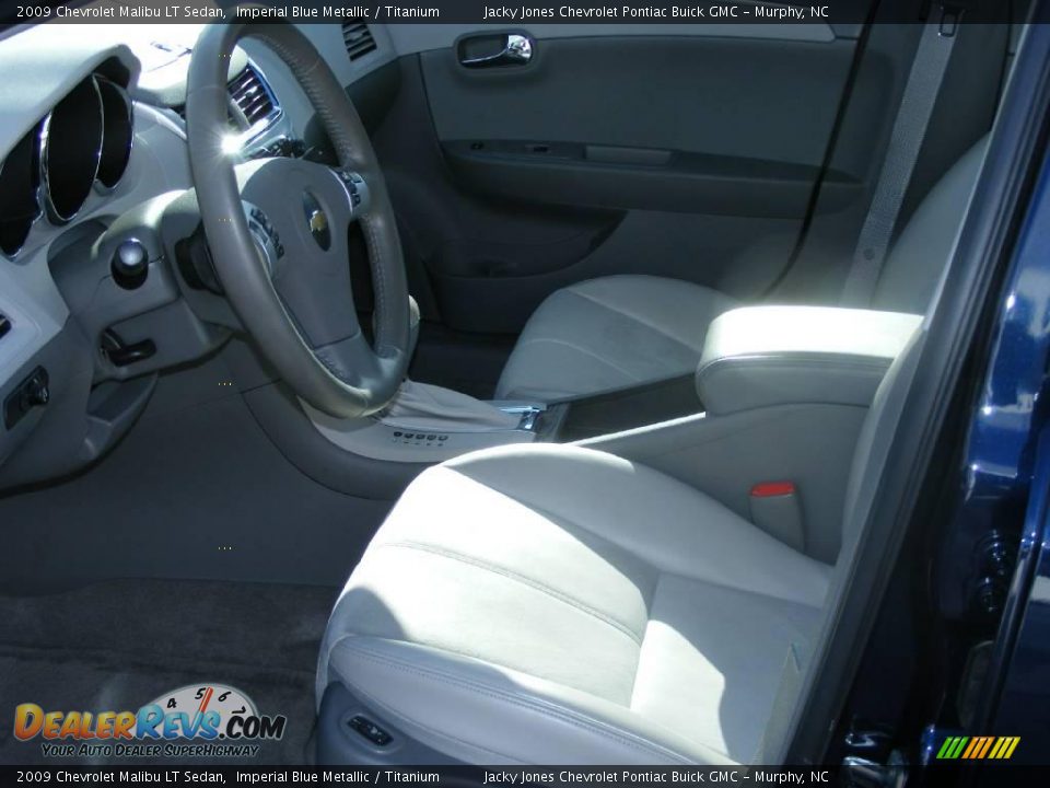 2009 Chevrolet Malibu LT Sedan Imperial Blue Metallic / Titanium Photo #16