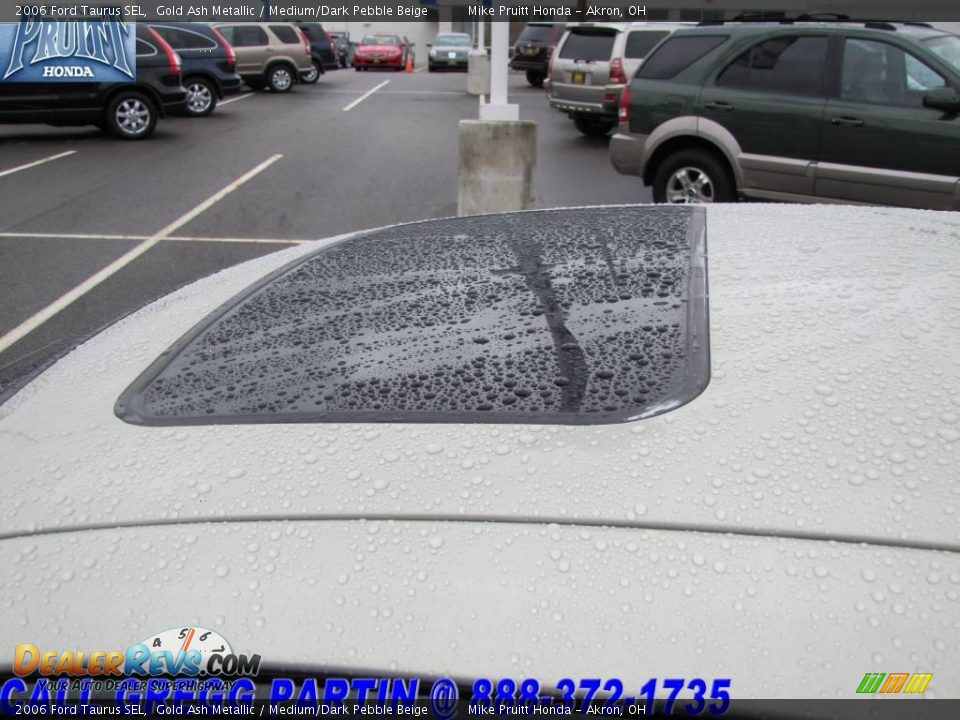 2006 Ford Taurus SEL Gold Ash Metallic / Medium/Dark Pebble Beige Photo #9