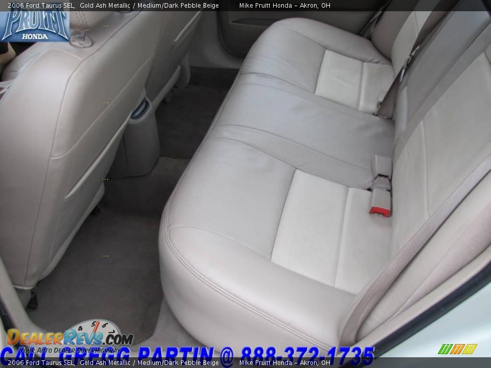 2006 Ford Taurus SEL Gold Ash Metallic / Medium/Dark Pebble Beige Photo #12