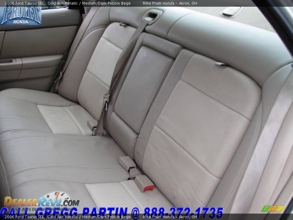 2006 Ford Taurus SEL Gold Ash Metallic / Medium/Dark Pebble Beige Photo #13