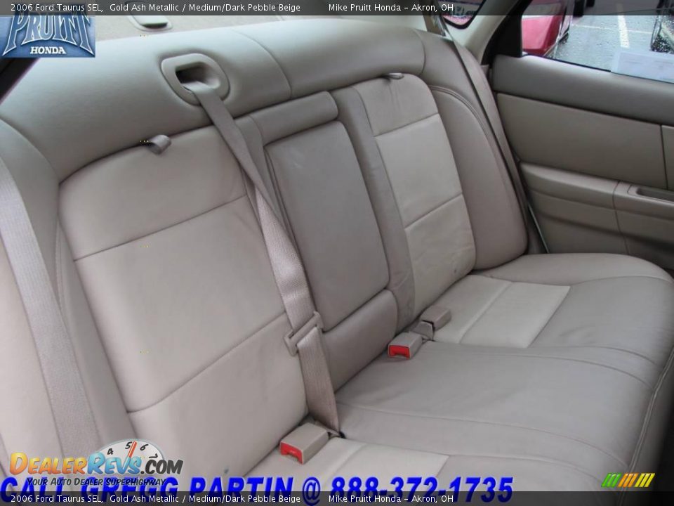 2006 Ford Taurus SEL Gold Ash Metallic / Medium/Dark Pebble Beige Photo #15