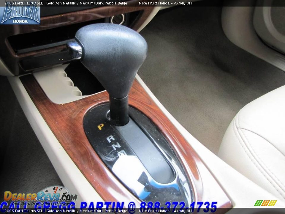 2006 Ford Taurus SEL Gold Ash Metallic / Medium/Dark Pebble Beige Photo #24