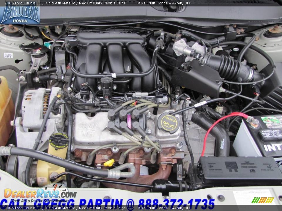 2006 Ford Taurus SEL Gold Ash Metallic / Medium/Dark Pebble Beige Photo #25