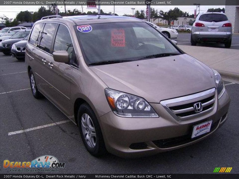 2007 Honda Odyssey EX-L Desert Rock Metallic / Ivory Photo #5