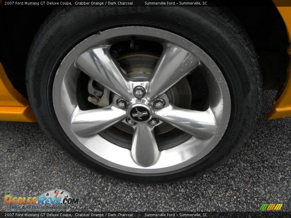 2007 Ford Mustang GT Deluxe Coupe Grabber Orange / Dark Charcoal Photo #14