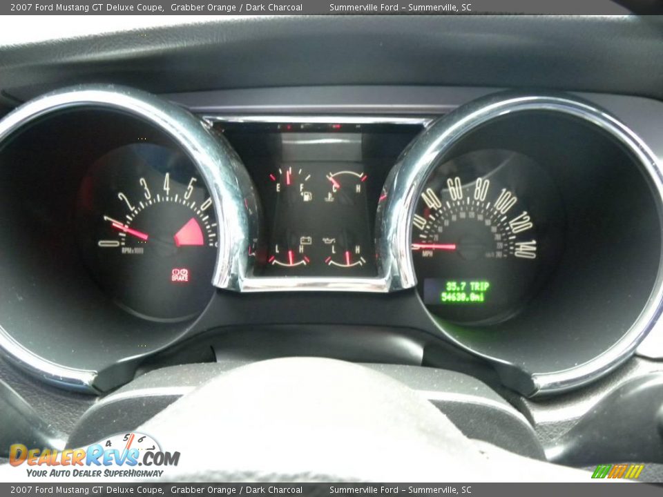 2007 Ford Mustang GT Deluxe Coupe Grabber Orange / Dark Charcoal Photo #19
