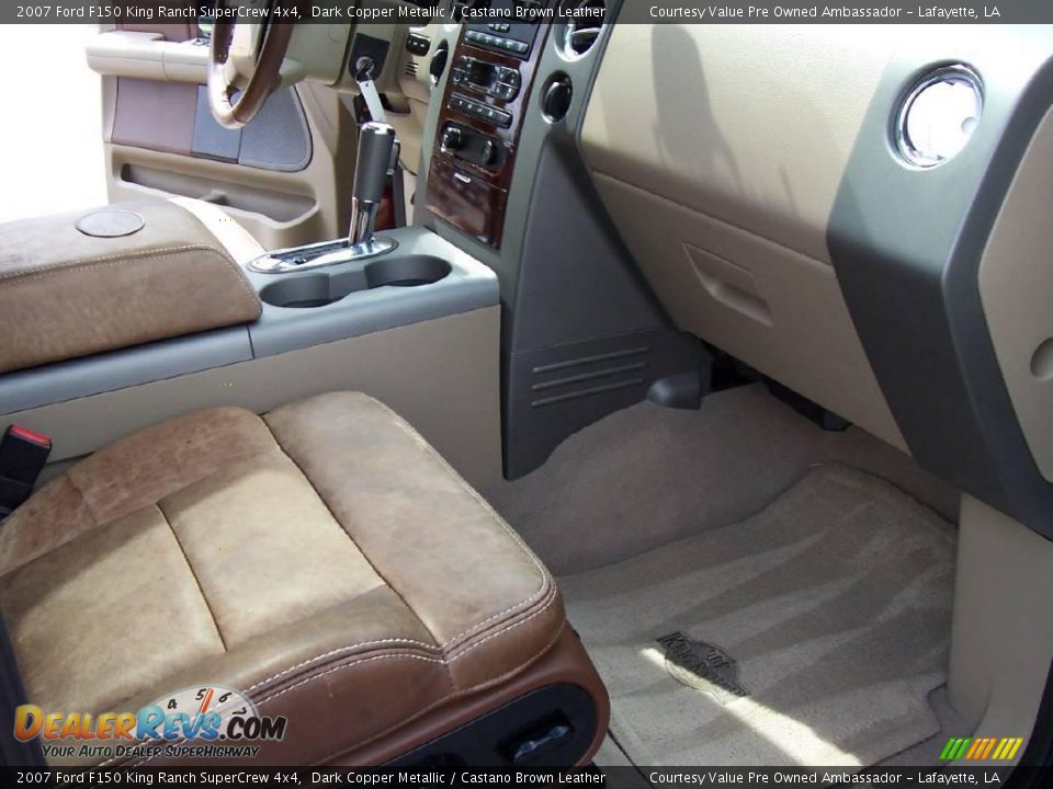 2007 Ford F150 King Ranch SuperCrew 4x4 Dark Copper Metallic / Castano Brown Leather Photo #8