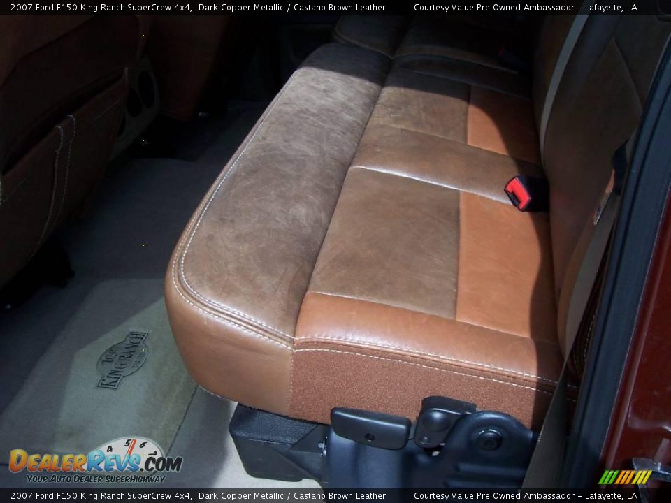 2007 Ford F150 King Ranch SuperCrew 4x4 Dark Copper Metallic / Castano Brown Leather Photo #10