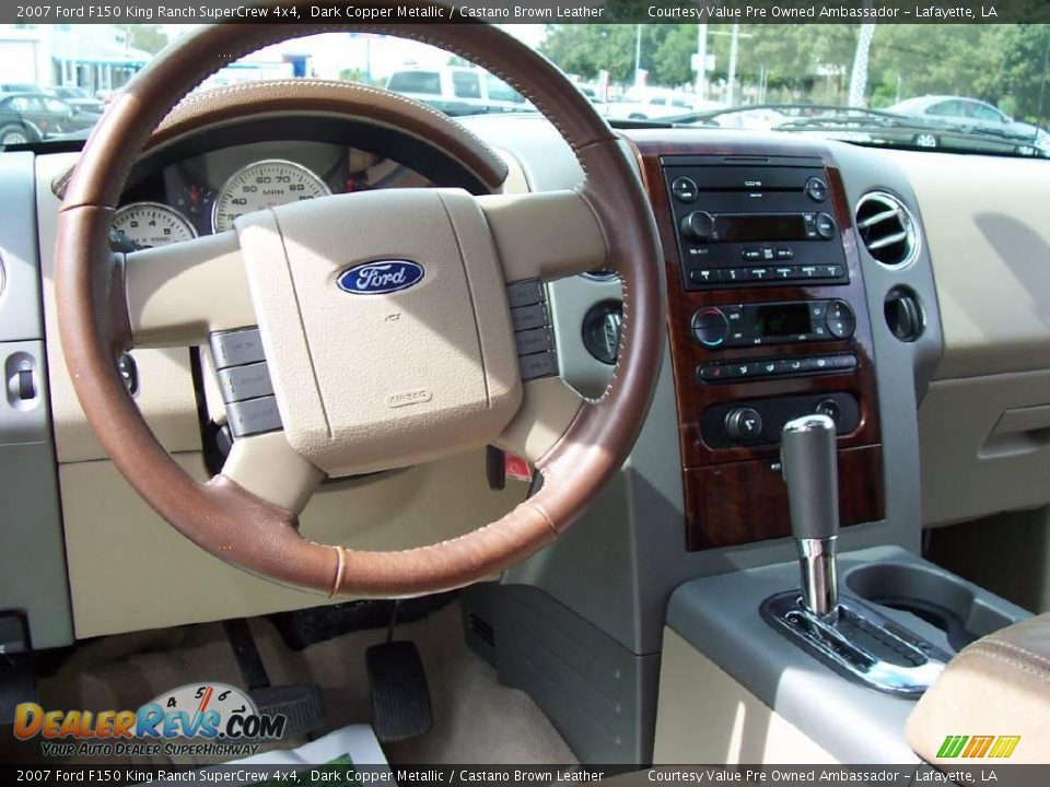 2007 Ford F150 King Ranch SuperCrew 4x4 Dark Copper Metallic / Castano Brown Leather Photo #11