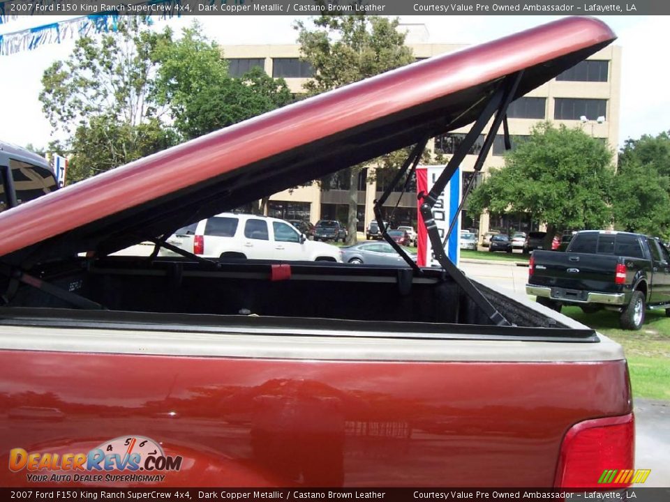 2007 Ford F150 King Ranch SuperCrew 4x4 Dark Copper Metallic / Castano Brown Leather Photo #13