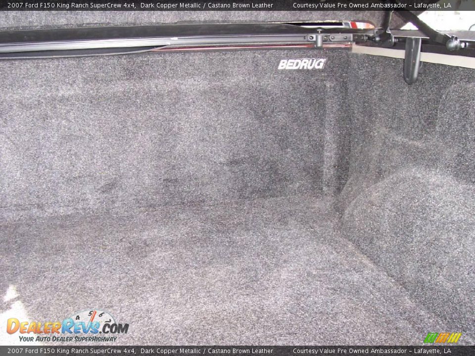 2007 Ford F150 King Ranch SuperCrew 4x4 Dark Copper Metallic / Castano Brown Leather Photo #14