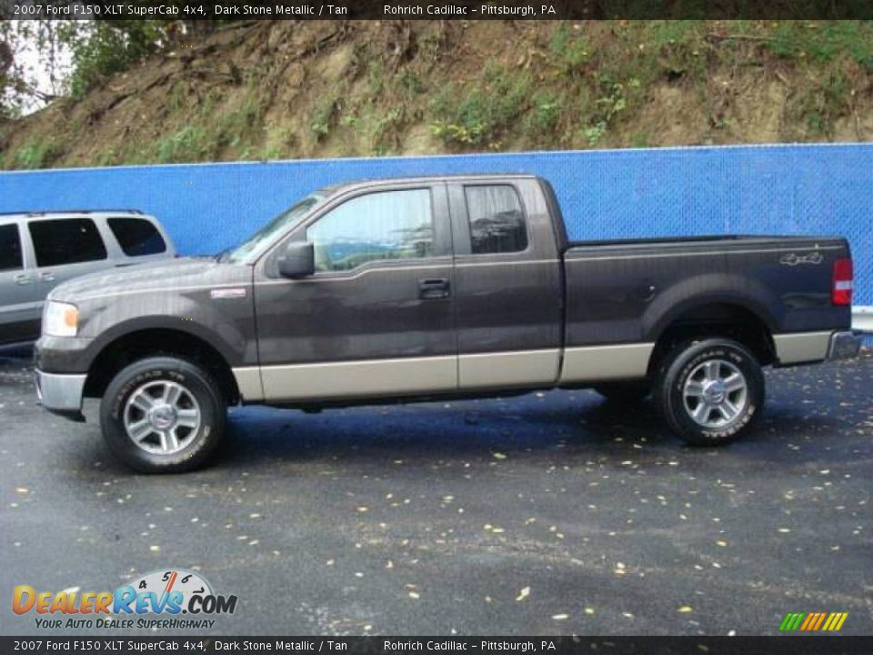 2007 Ford F150 XLT SuperCab 4x4 Dark Stone Metallic / Tan Photo #2