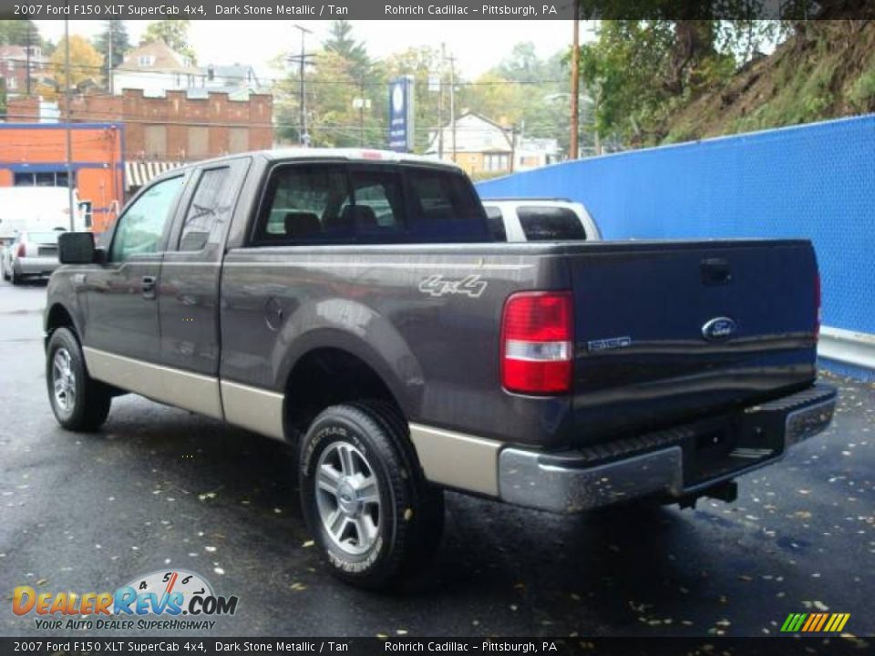 2007 Ford F150 XLT SuperCab 4x4 Dark Stone Metallic / Tan Photo #3