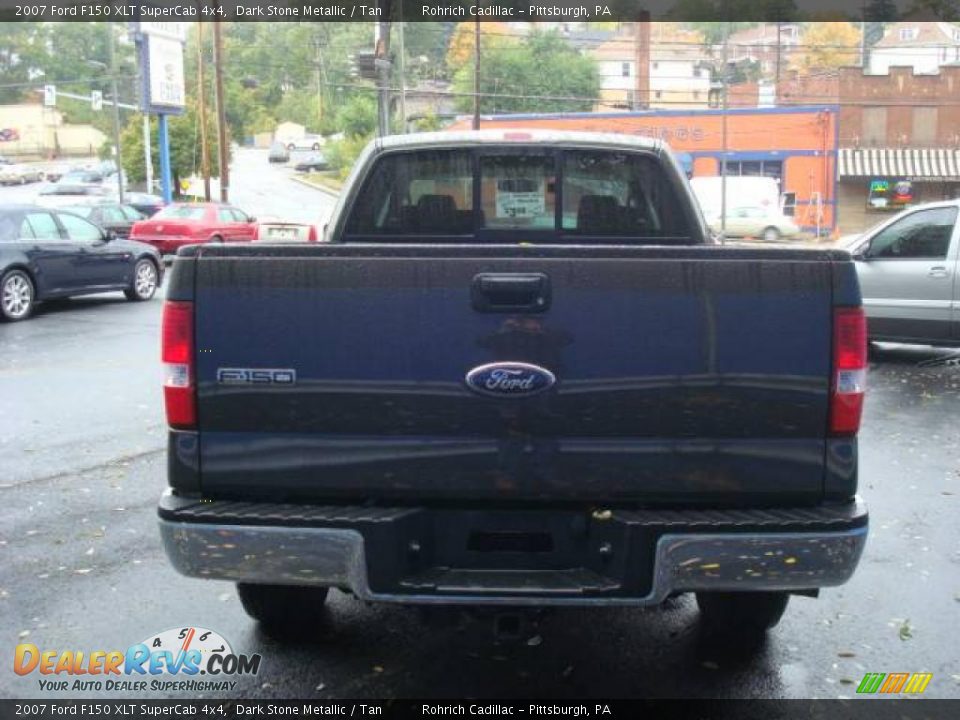 2007 Ford F150 XLT SuperCab 4x4 Dark Stone Metallic / Tan Photo #4