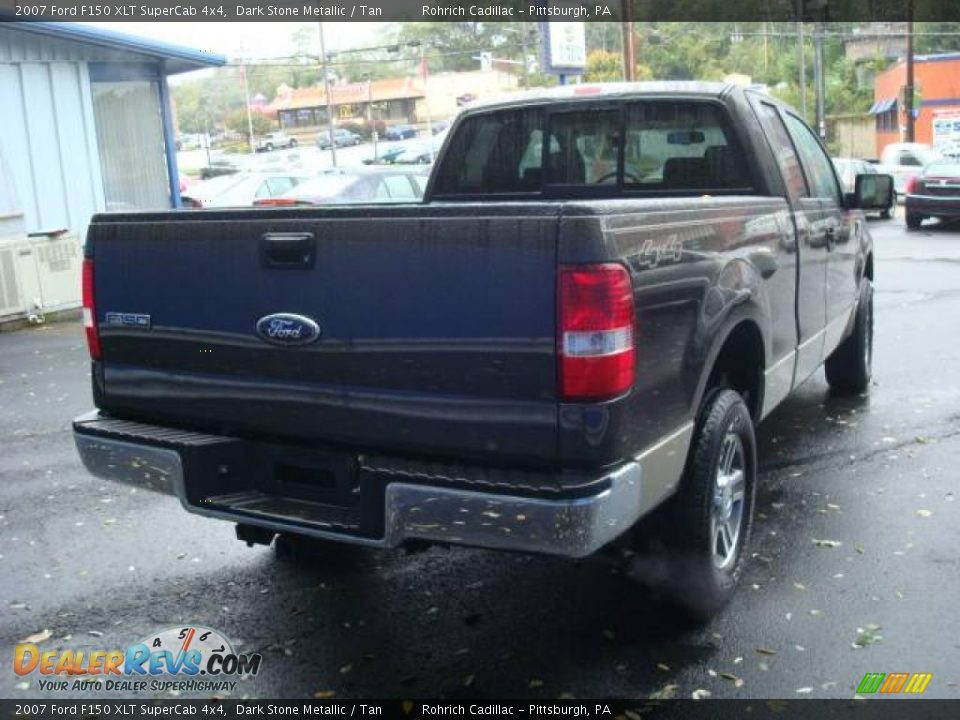 2007 Ford F150 XLT SuperCab 4x4 Dark Stone Metallic / Tan Photo #5